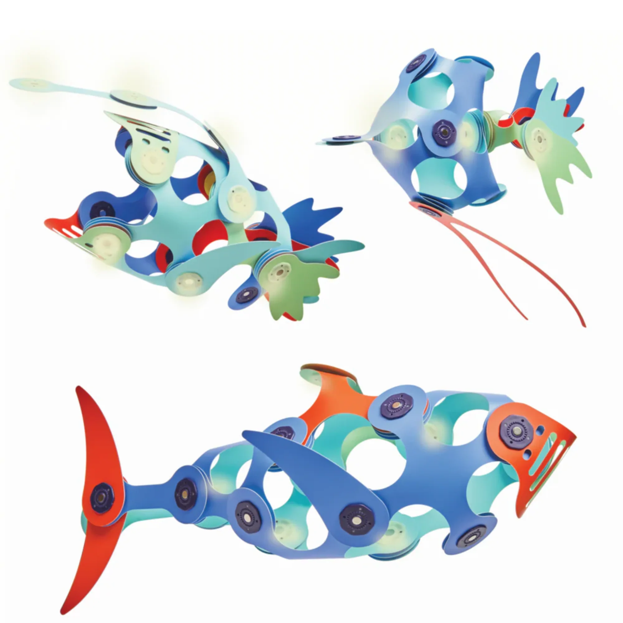 משחק הרכבה | Clixo Ocean Creatures Pack - Image 3