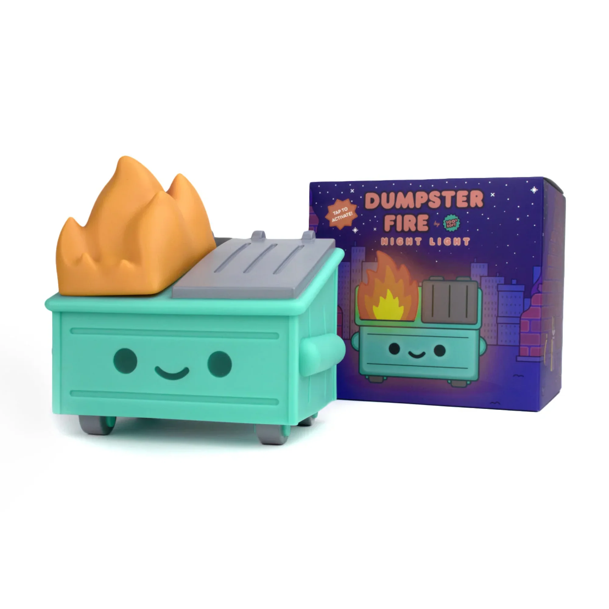 מנורת לילה | מזבלה בוערת - Dumpster Fire Night Light