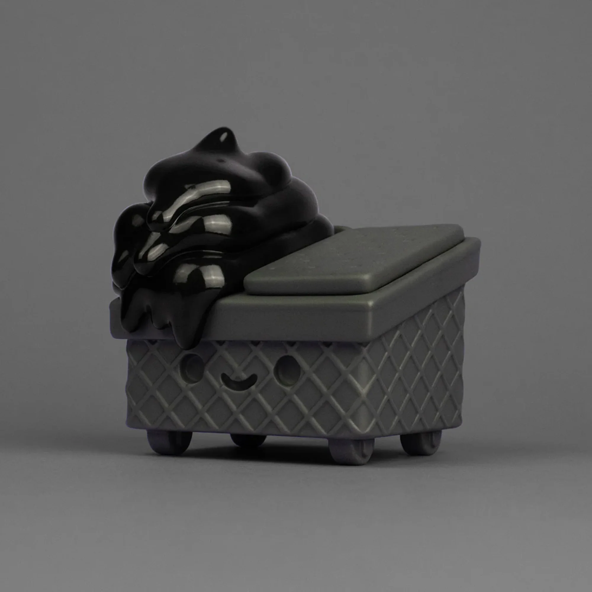 בובת אספנות | מהדורה מוגבלת - Charcoal Dumpster Fire Ice Cream - Image 3
