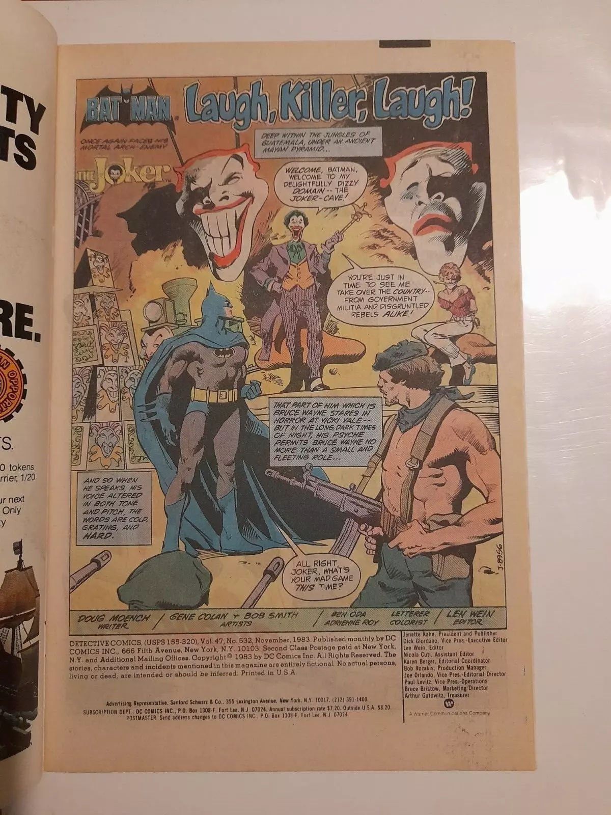Detective Comics #532 | יד שנייה 1983 - Image 2