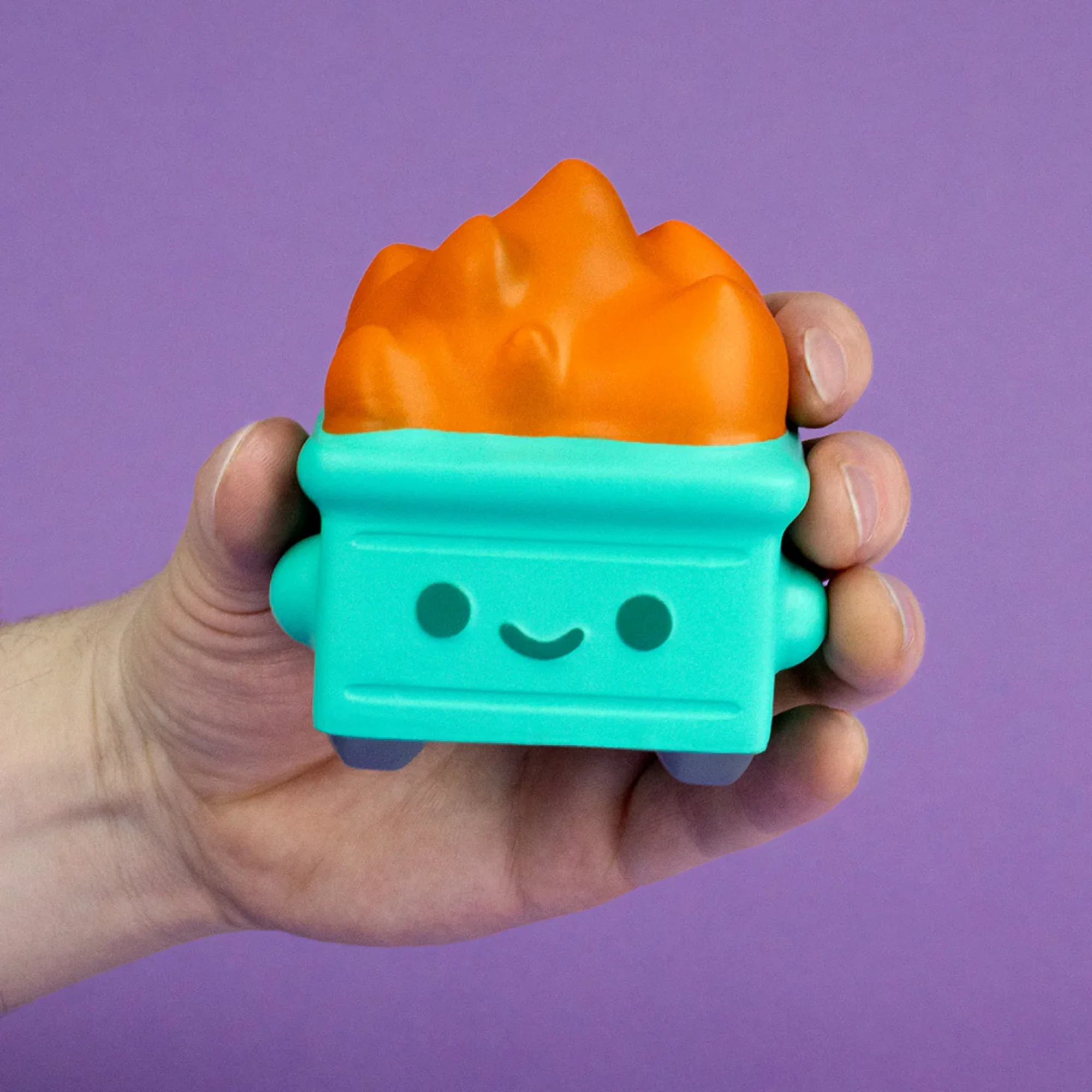 סקווישי - מזבלה בוערת - Dumpster Fire Stress Squishy - Image 2