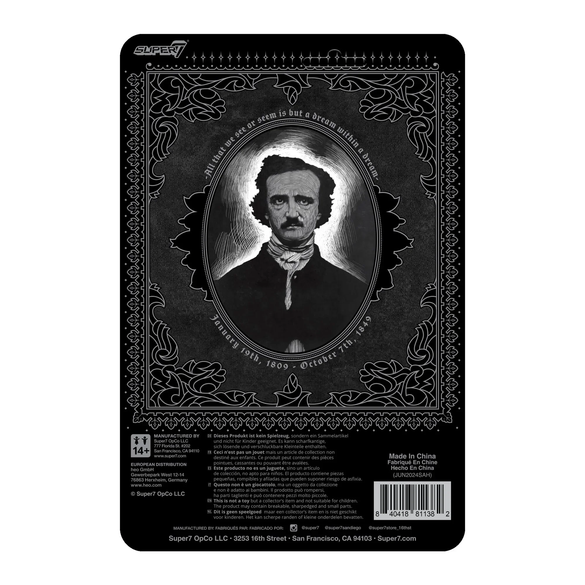 ריאקשן | Edgar Allan Poe (Greyscale) - Image 4