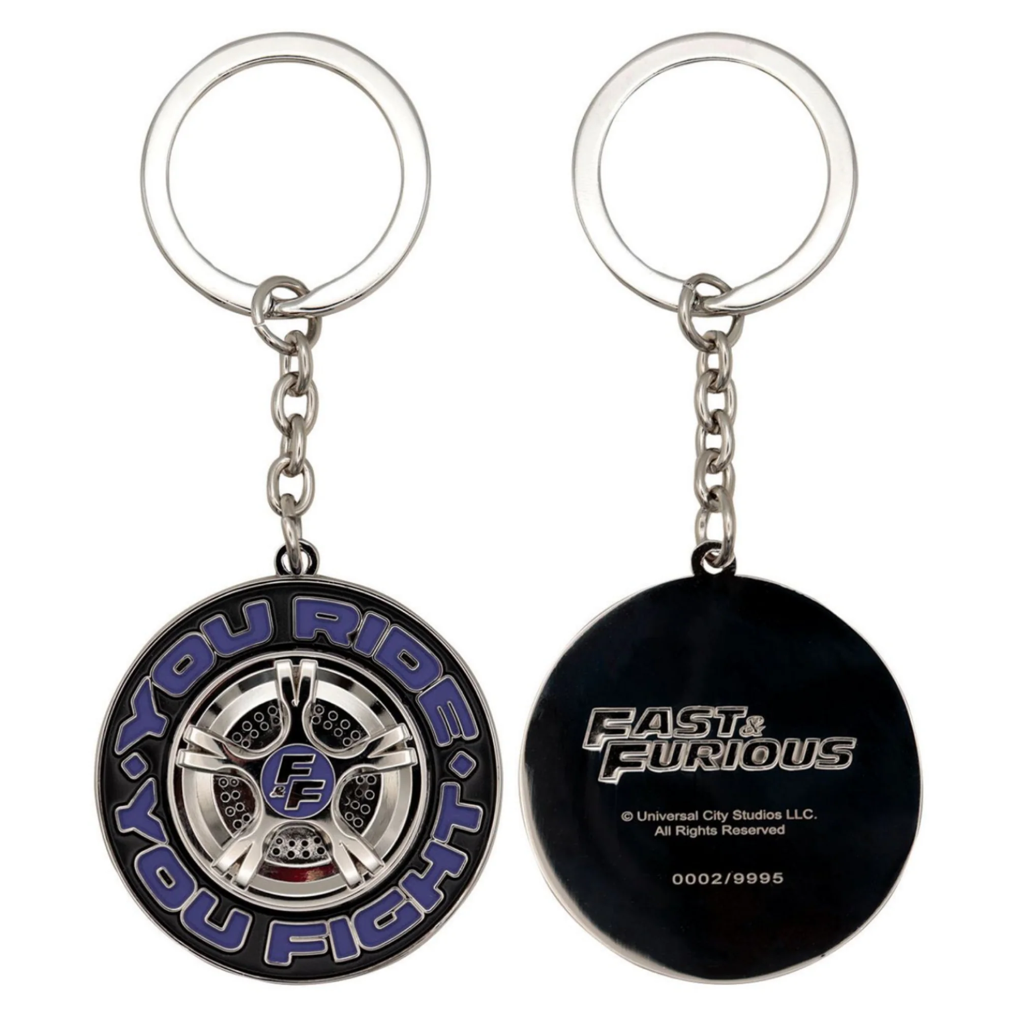 מחזיק מפתחות | Fast & Furious ‘You Ride You Fight’ Keyring - Image 3