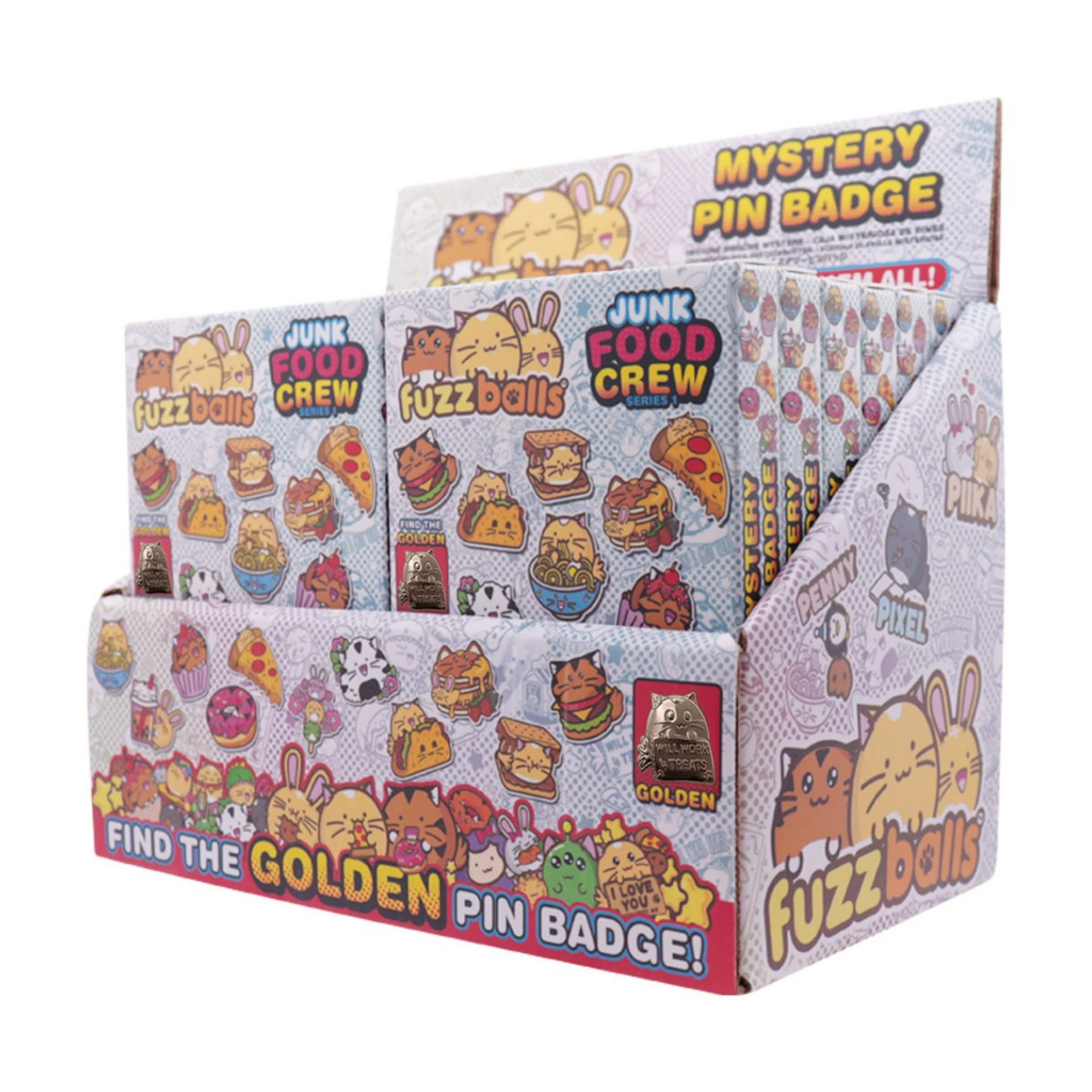 סיכה בהפתעה | Fuzzballs Mystery Pin Badge - Image 3