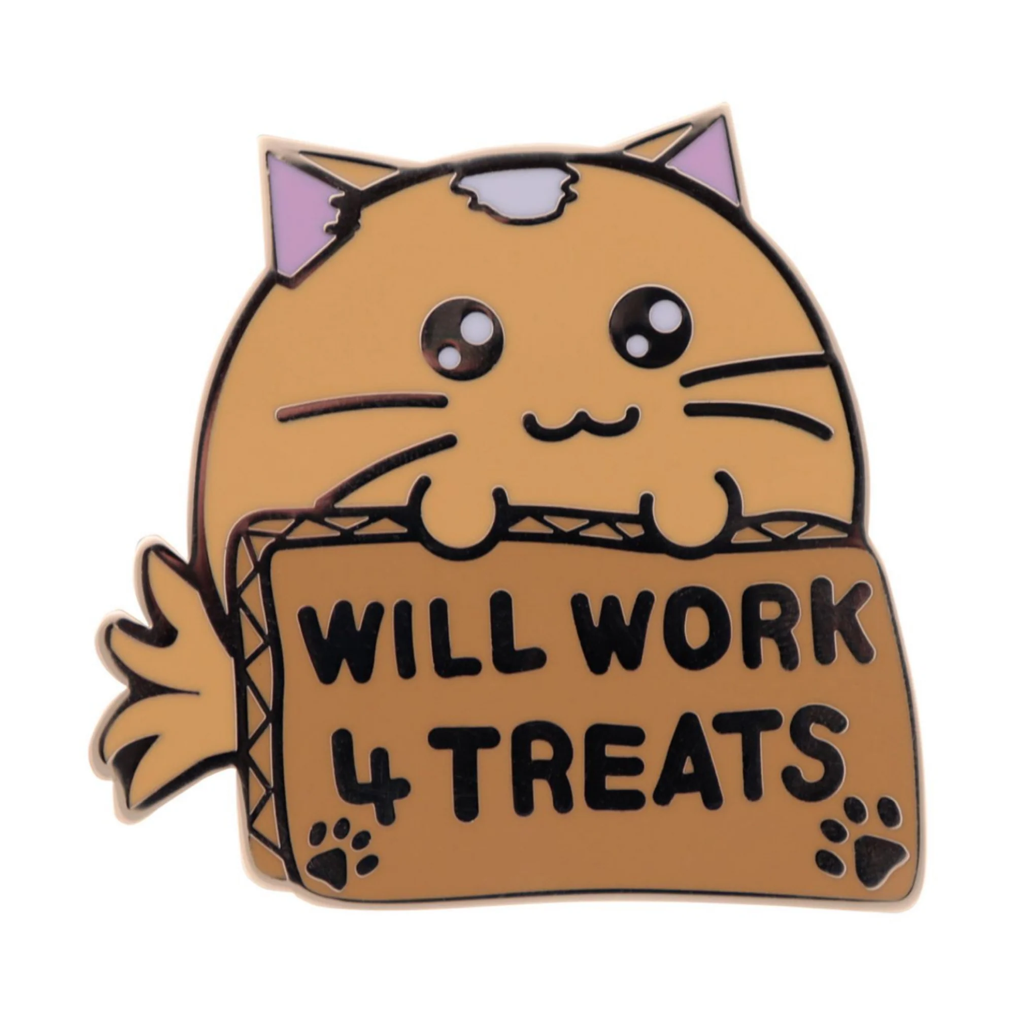 סיכה | Fuzzballs Whisky Will Work 4 Treats Pin Badge - Image 3