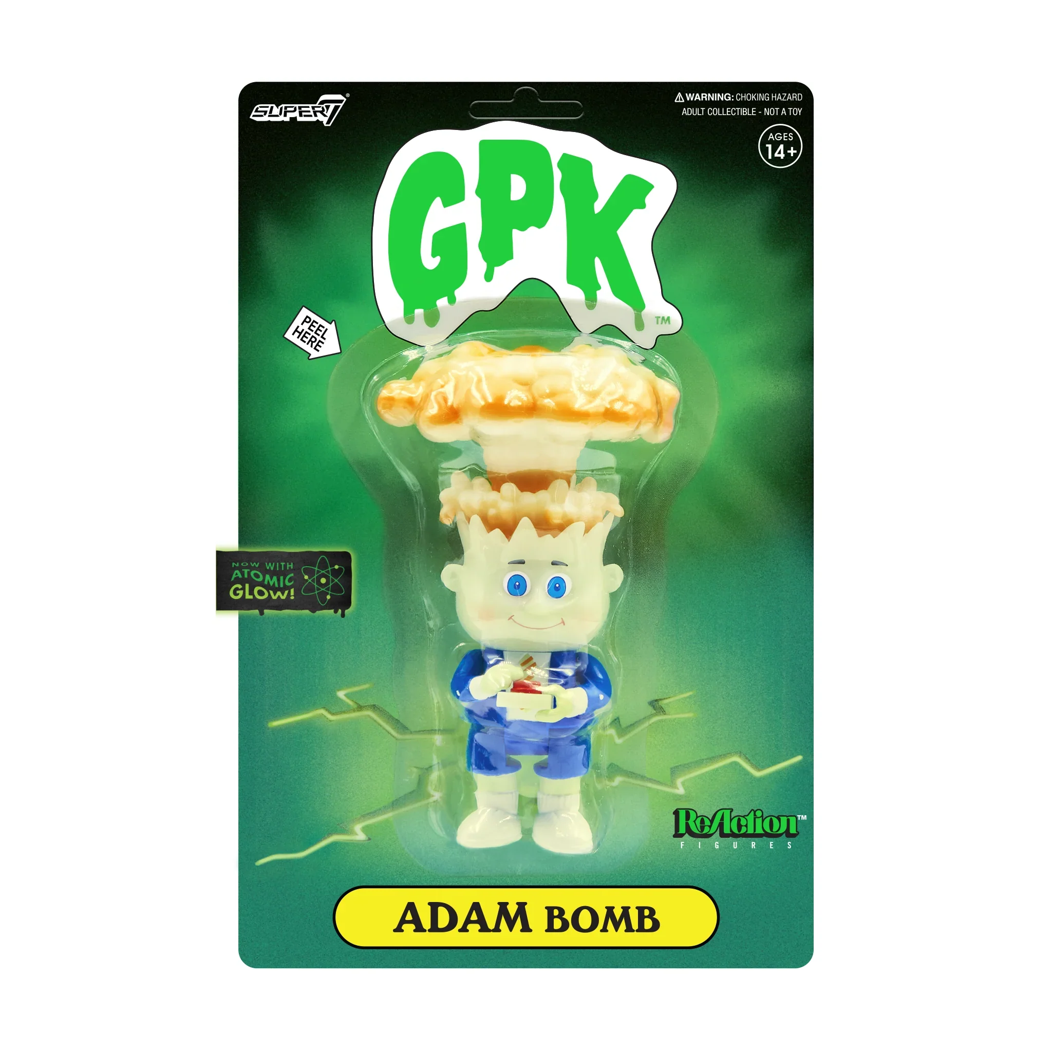 ריאקשן | Garbage Pail Kids: Adam Bomb (Glow)