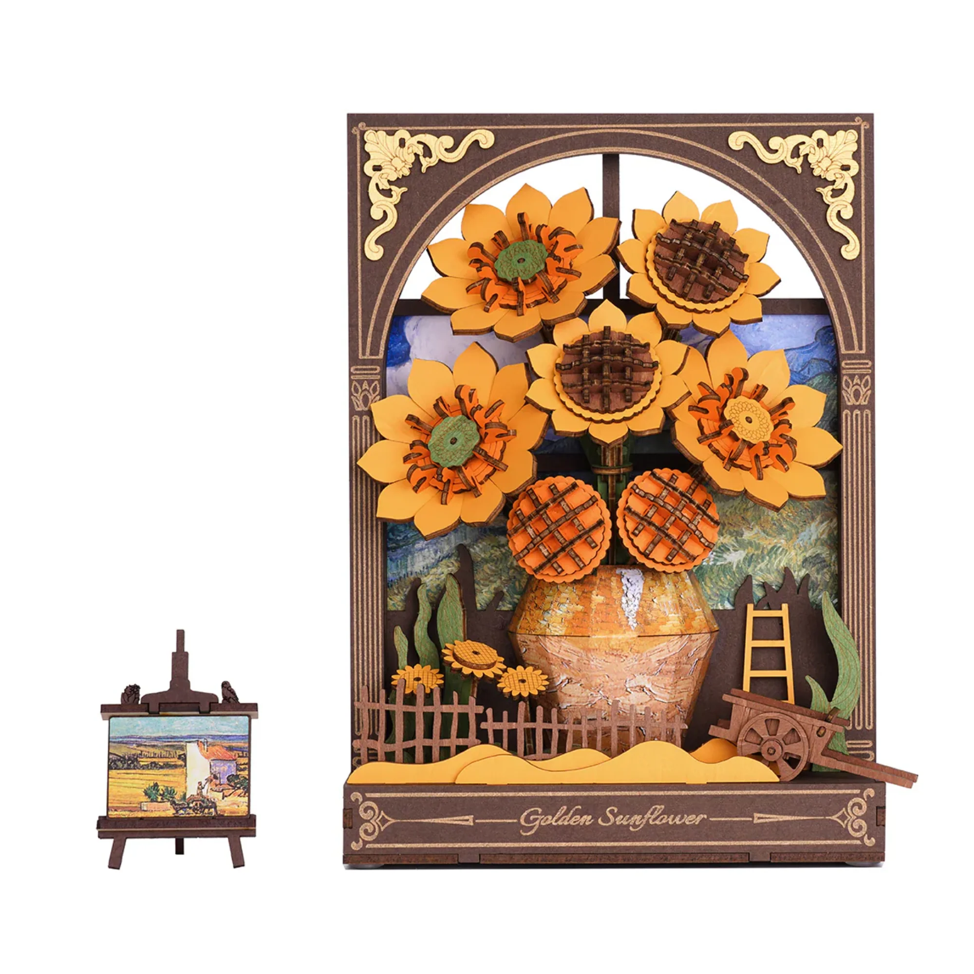 אמנות בהרכבה עצמית | Golden Sunflower