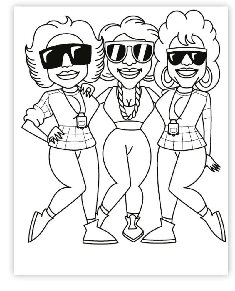חוברת צביעה | Hip Hop Coloring Book West Coast - Image 3