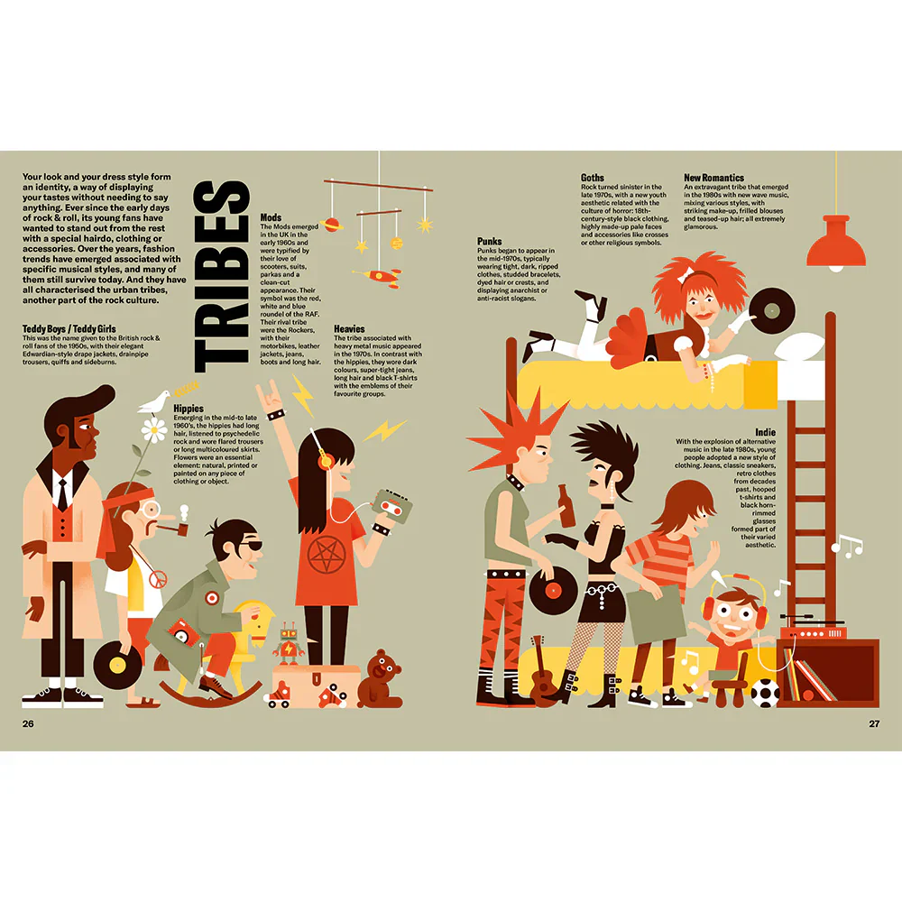 מוזיקה | Illustrated History of Rock - Image 3
