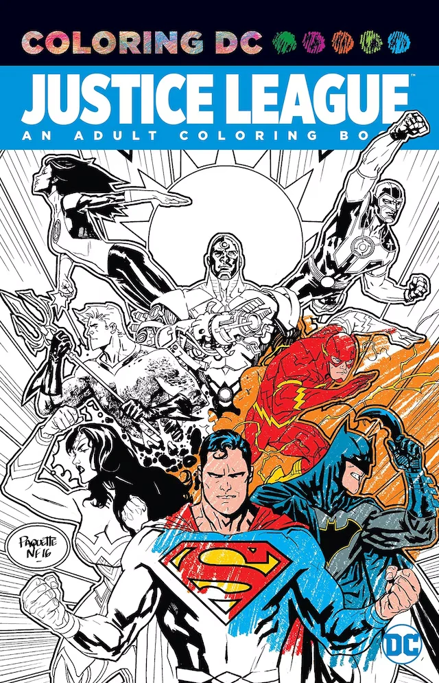 Justice League Coloring Book