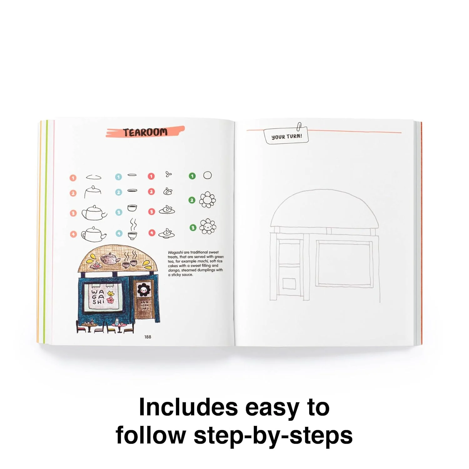 ספר הדרכה | KAWAII!: Your step-by-step guide to cute Japanese drawing - Image 4