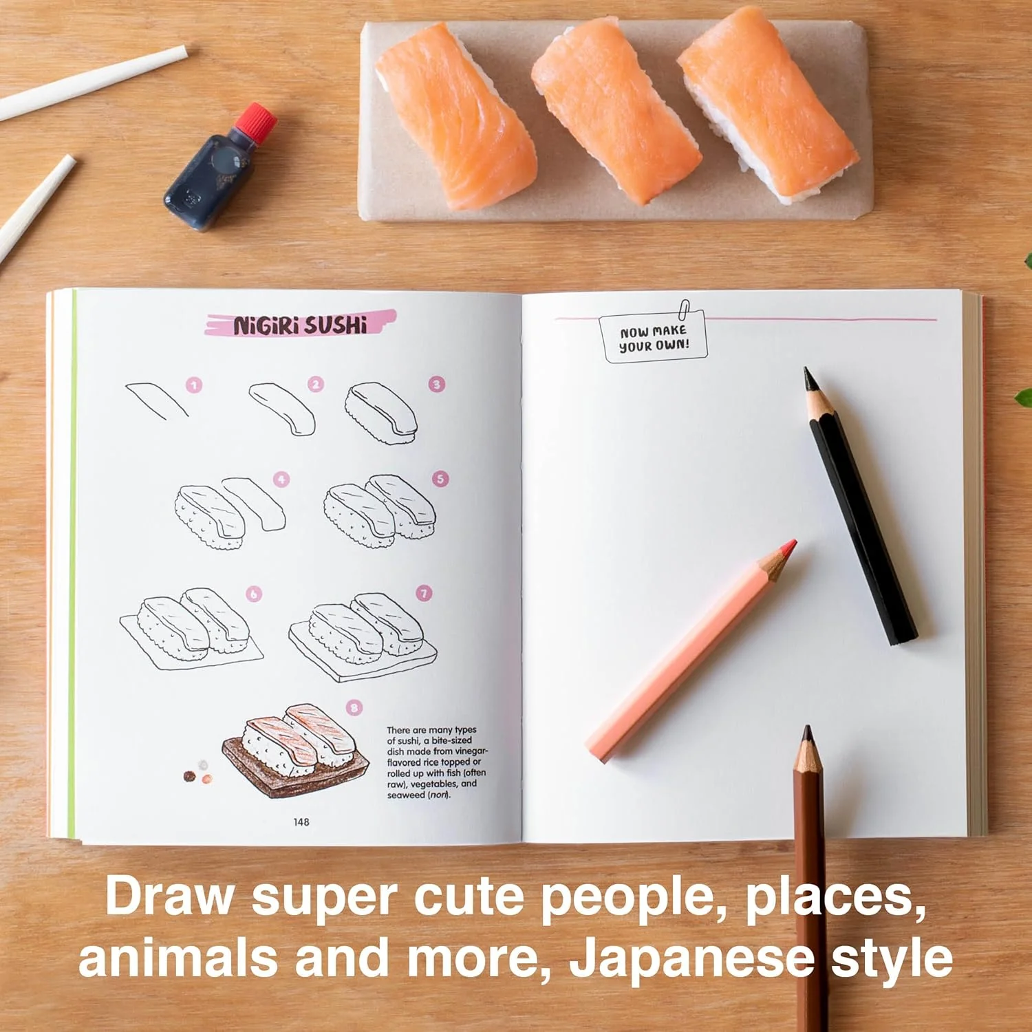 ספר הדרכה | KAWAII!: Your step-by-step guide to cute Japanese drawing - Image 6