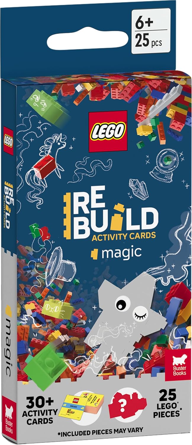לגו | LEGO Books - ReBuild Activity Cards: Magic
