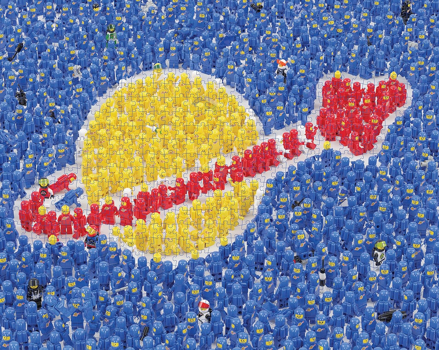 פאזל 1000 חלקים | Minifigures Space Mission LEGO - Image 2