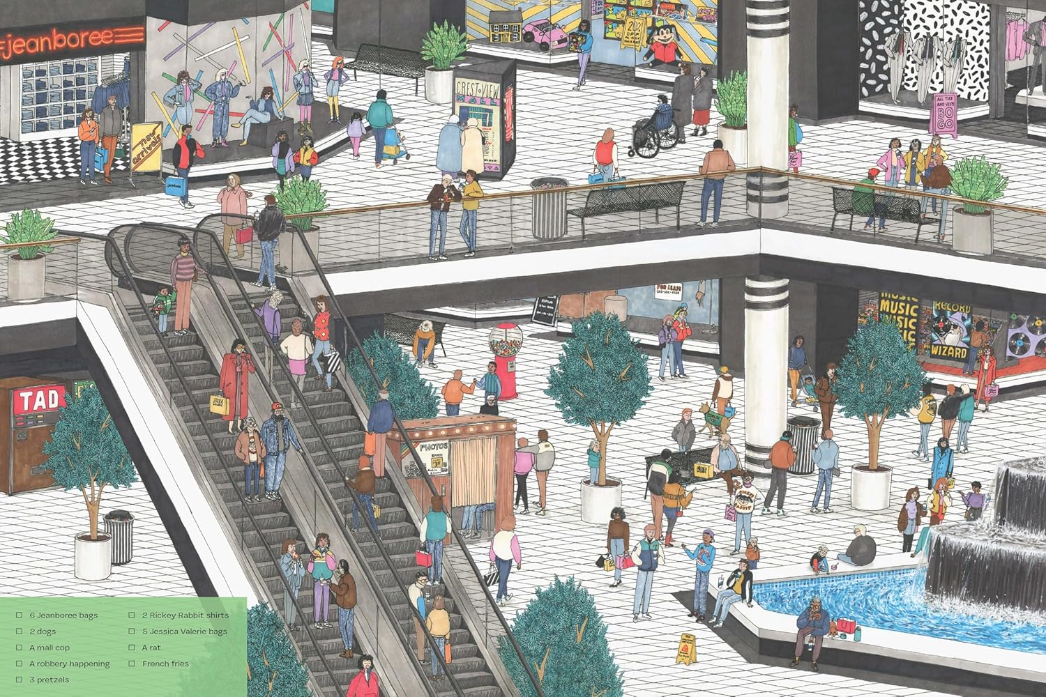 Let's Go to the Mall: An '80s Seek And Find - Image 7