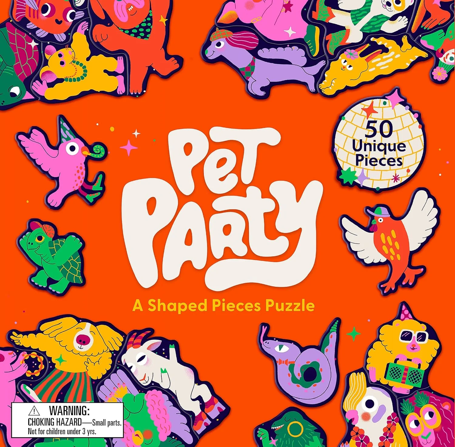 Pet Party: A Shaped Pieces Puzzle