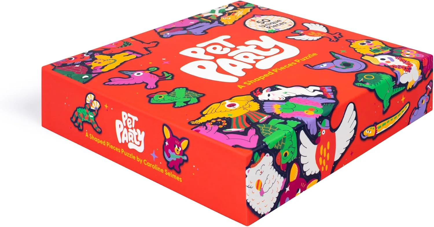 Pet Party: A Shaped Pieces Puzzle - Image 2