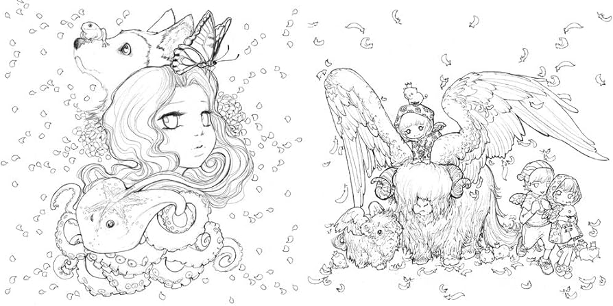 Pop Manga Coloring Book - קמילה ד'אריקו - Image 4