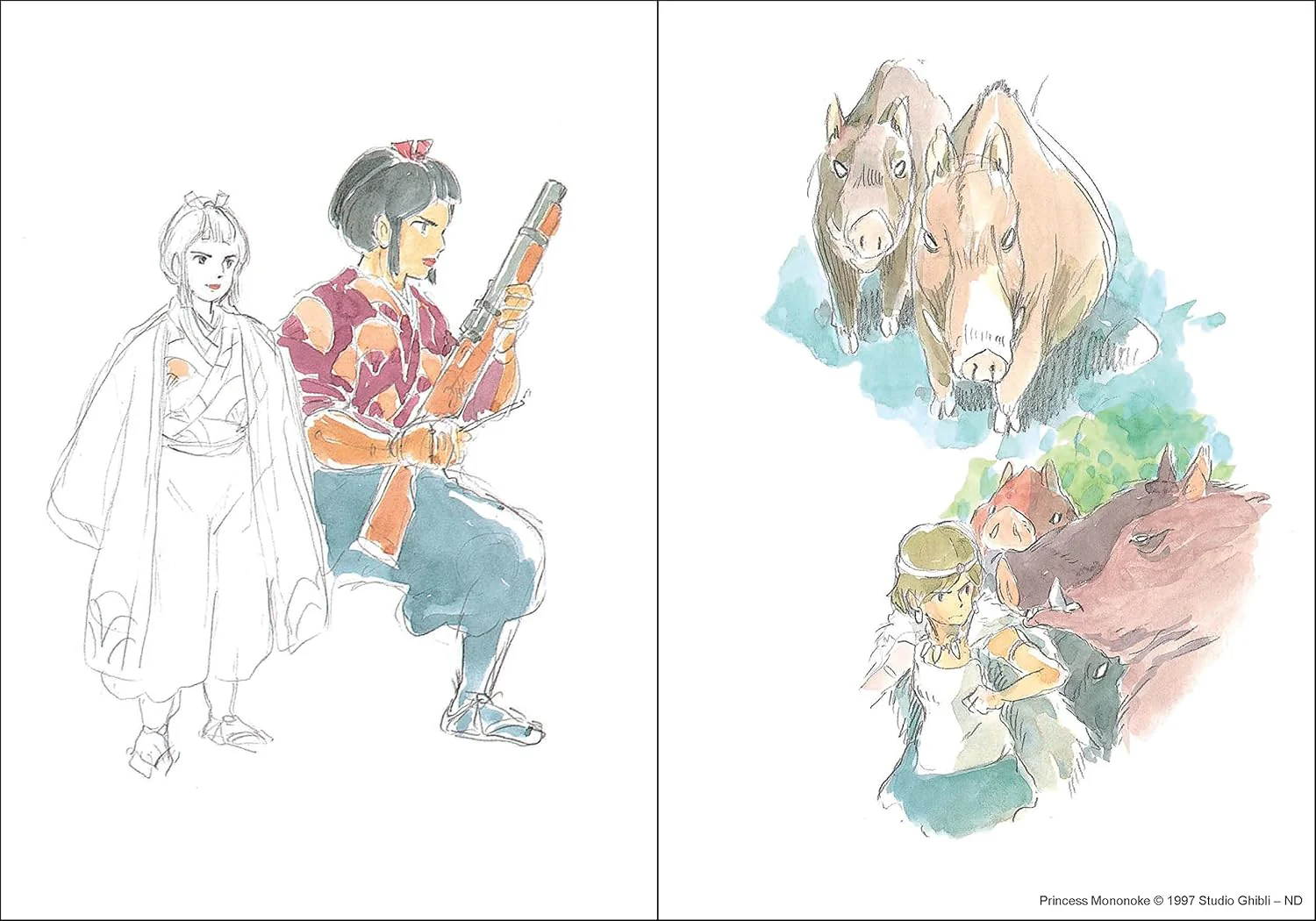 מחברת שורה מאויירת | Princess Mononoke - Image 5