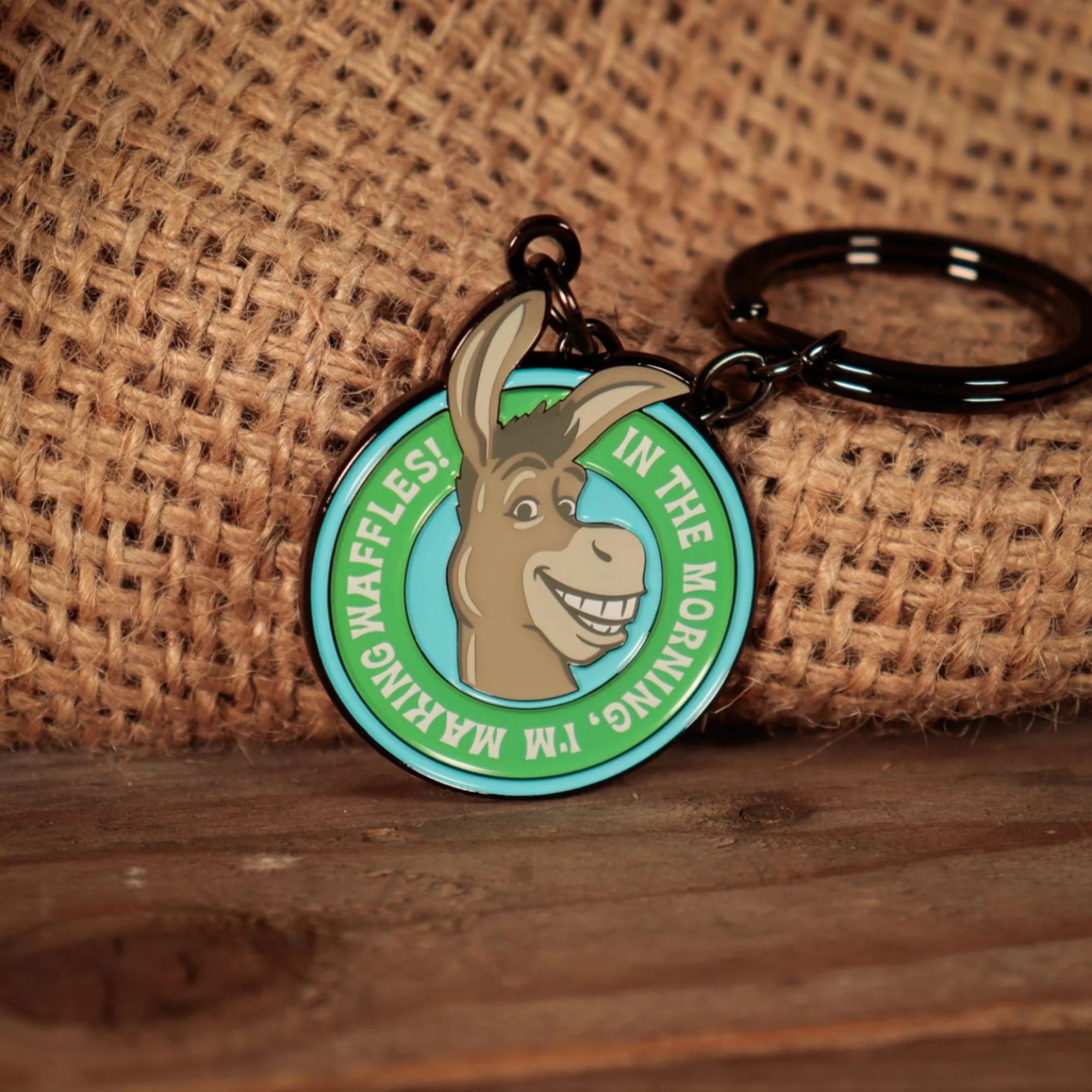 מחזיק מפתחות | Shrek Limited Edition ‘Donkey Waffles’ Keyring - Image 2