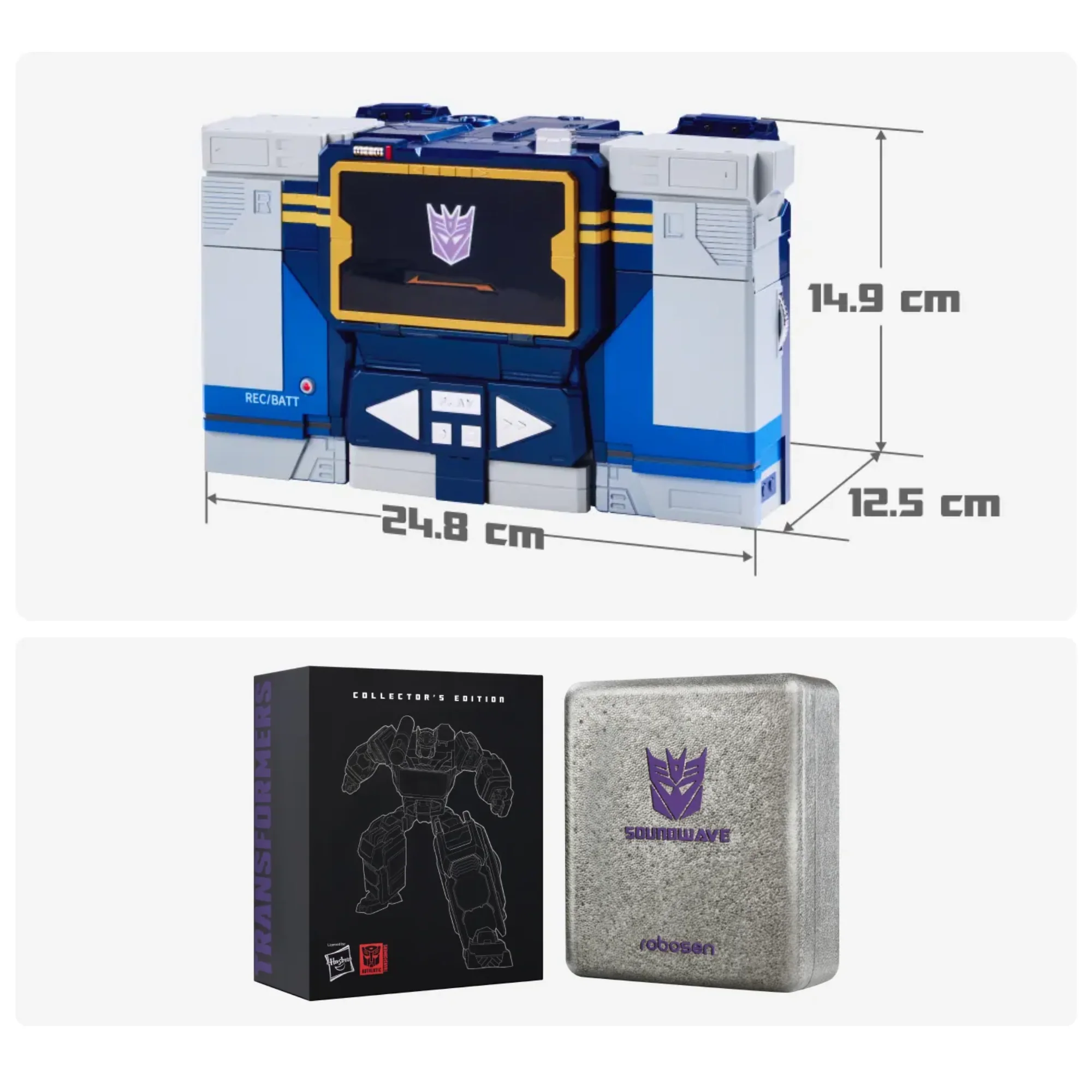 רובוטריקים | Robosen: Flagship Soundwave **הזמנה מוקדמת** - Image 5