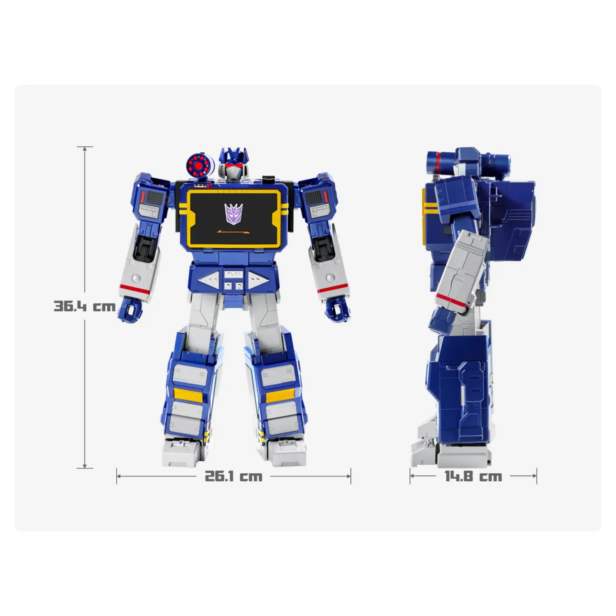 רובוטריקים | Robosen: Flagship Soundwave **הזמנה מוקדמת** - Image 6