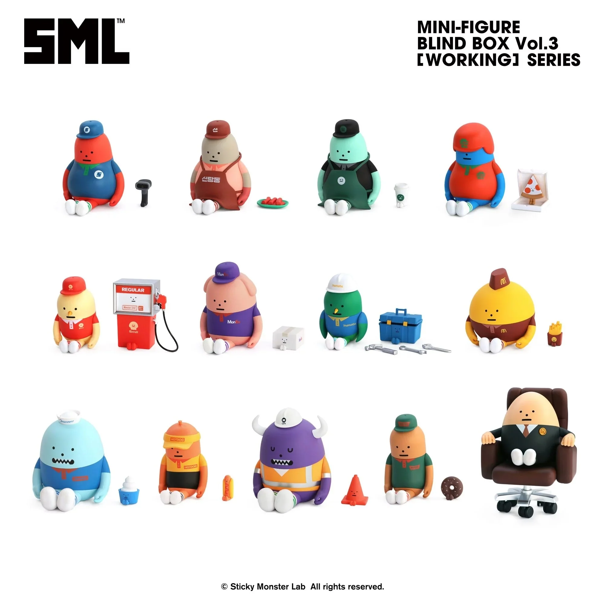 Sticky Monster Lab - בליינדסבוקס של ה-Working Series - Image 2