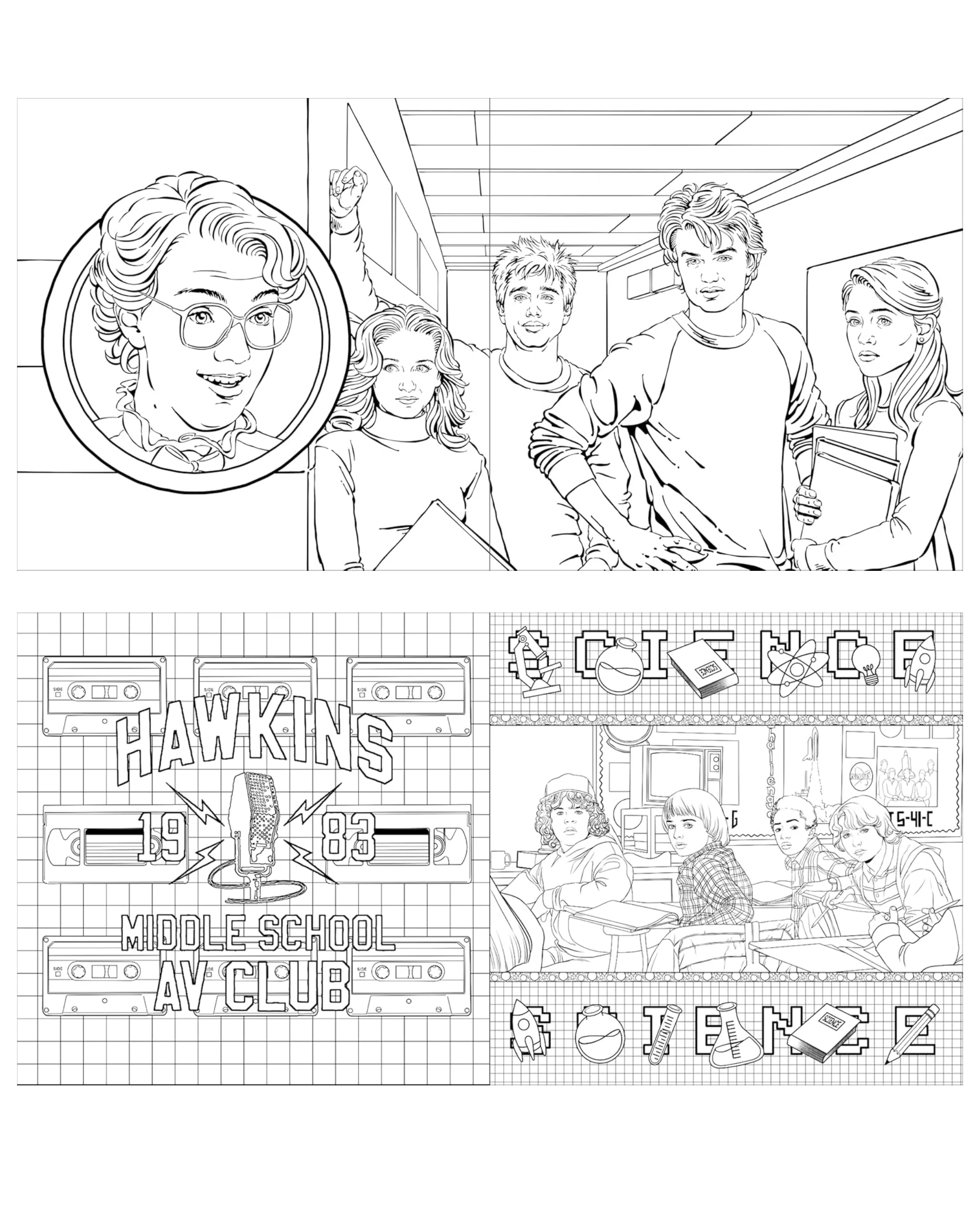 חוברת צביעה | Stranger Things: The Complete Coloring Book - Image 3