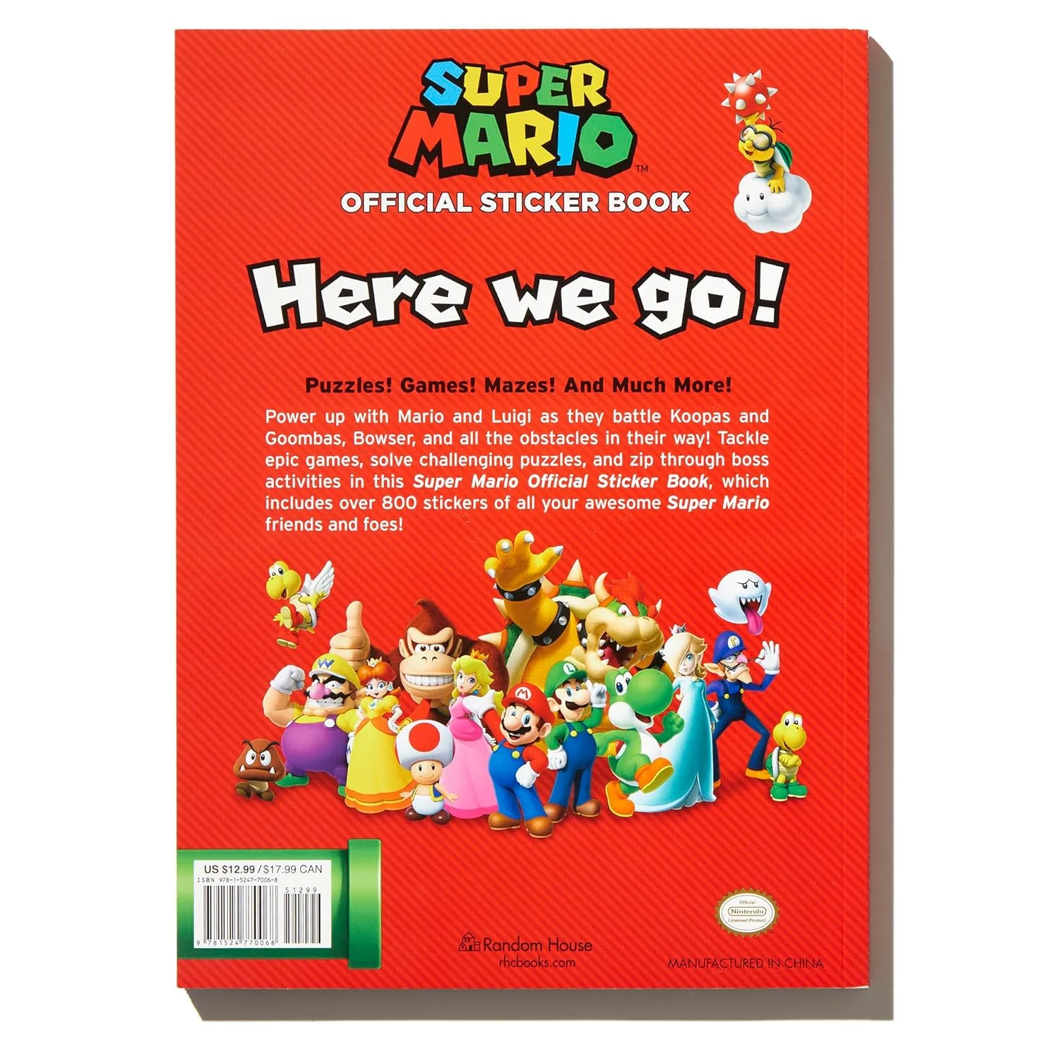 Super Mario Official Sticker Book - Image 8