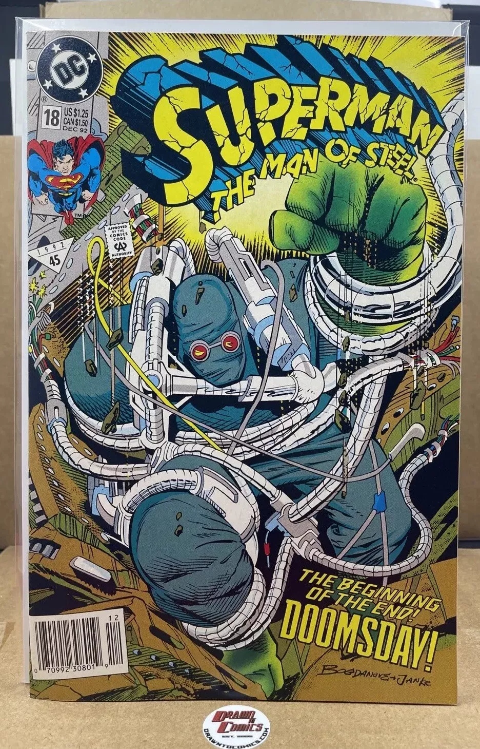 Superman The Man Of Steel #18 1st Print | יד שניה - 1992