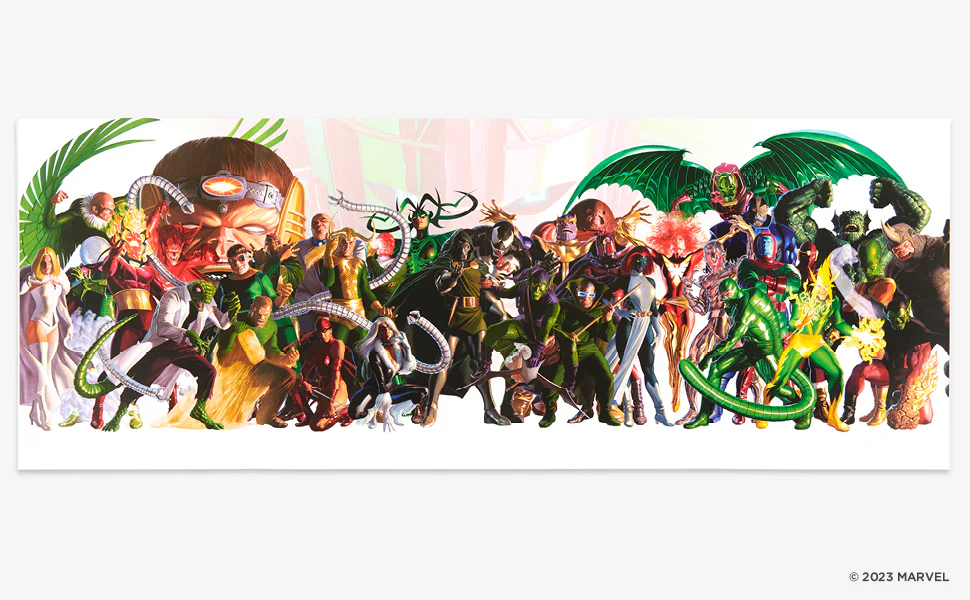 ספר פוסטרים | The Alex Ross Marvel Comics Super Villains Poster Book - Image 2