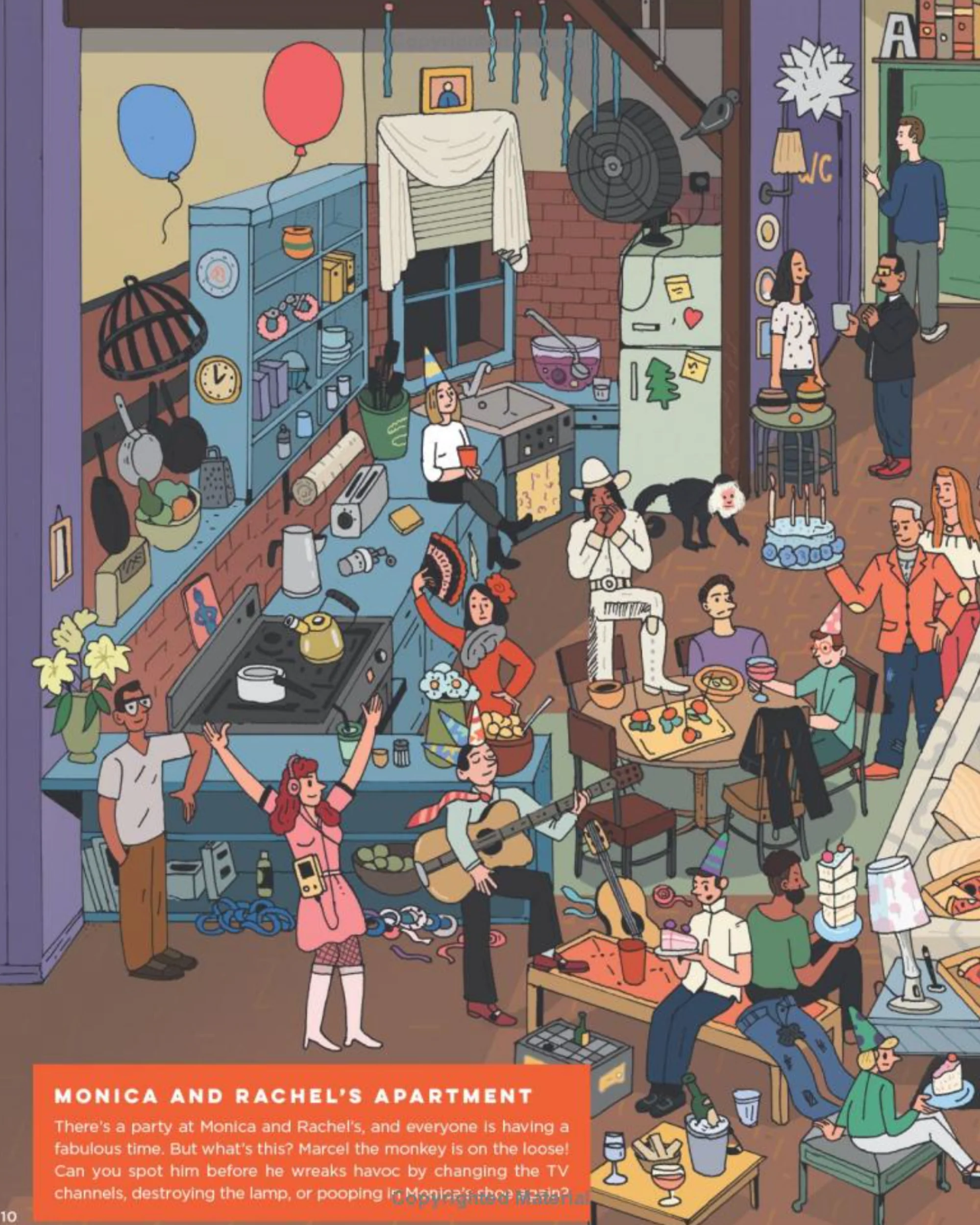 טלוויזיה | Friends: The One Where Everyone Is Hiding: A Seek-and-Find Book - Image 4