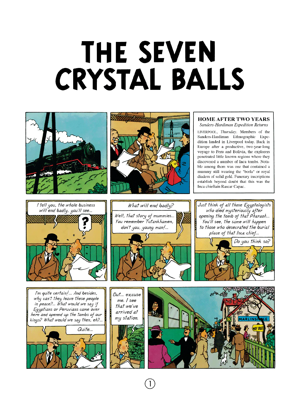 קומיקס | Tintin: The Seven Crystal Balls - Image 3