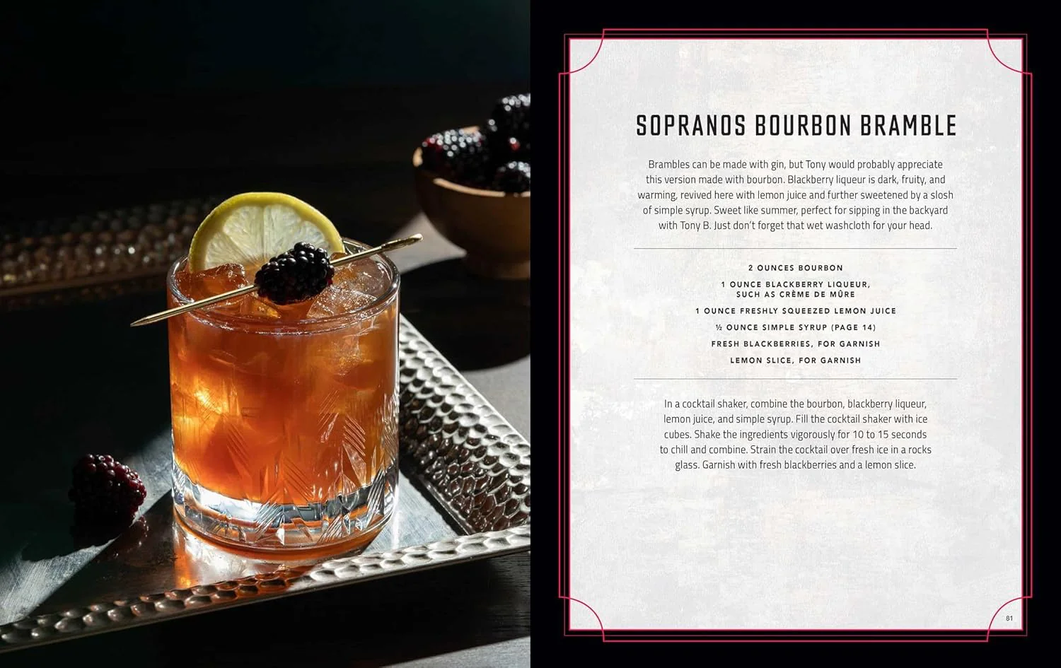 ספר מתכונים | The Sopranos: The Official Cocktail - Image 5