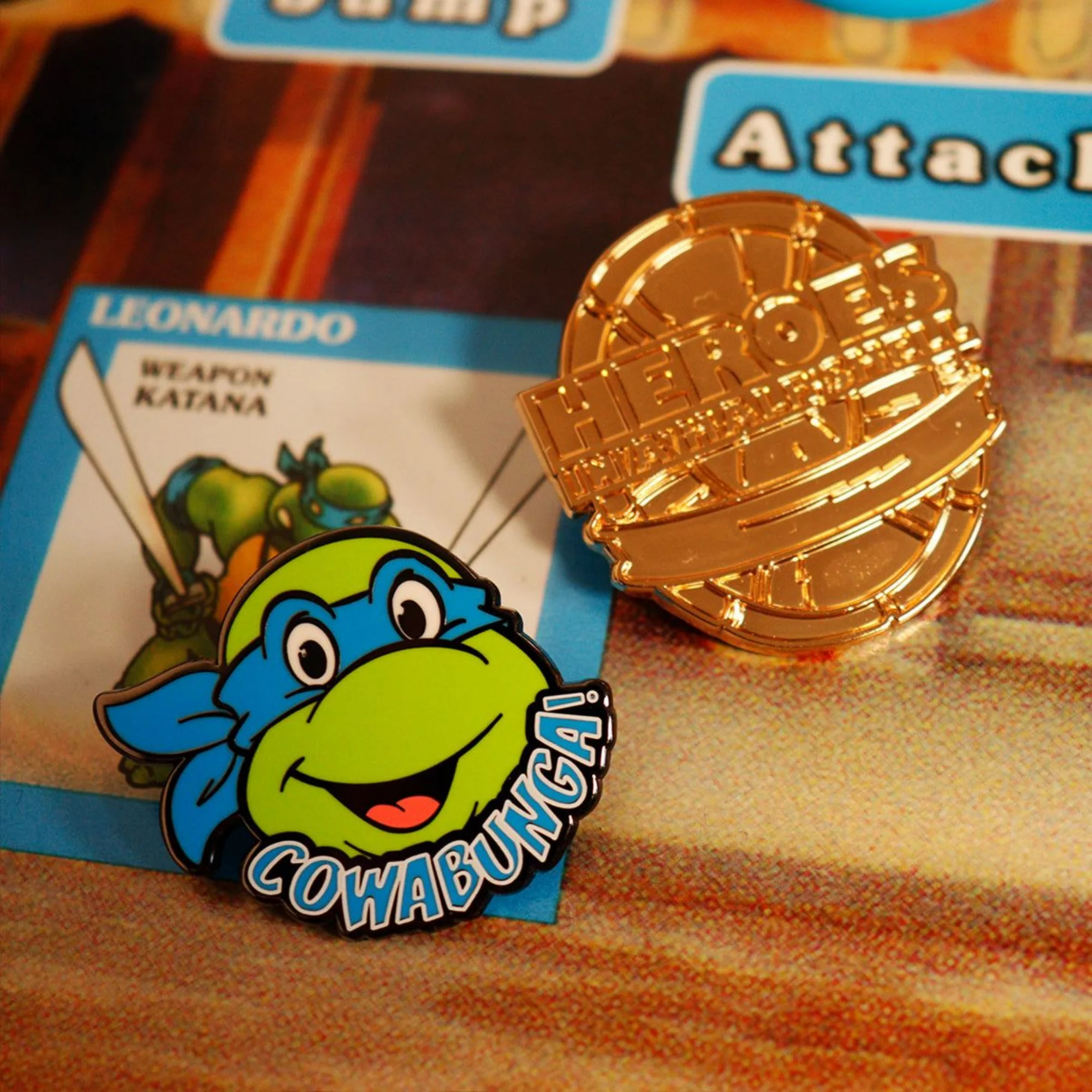 סיכה בהפתעה | Teenage Mutant Ninja Turtles Mystery Pin Badge - Image 4