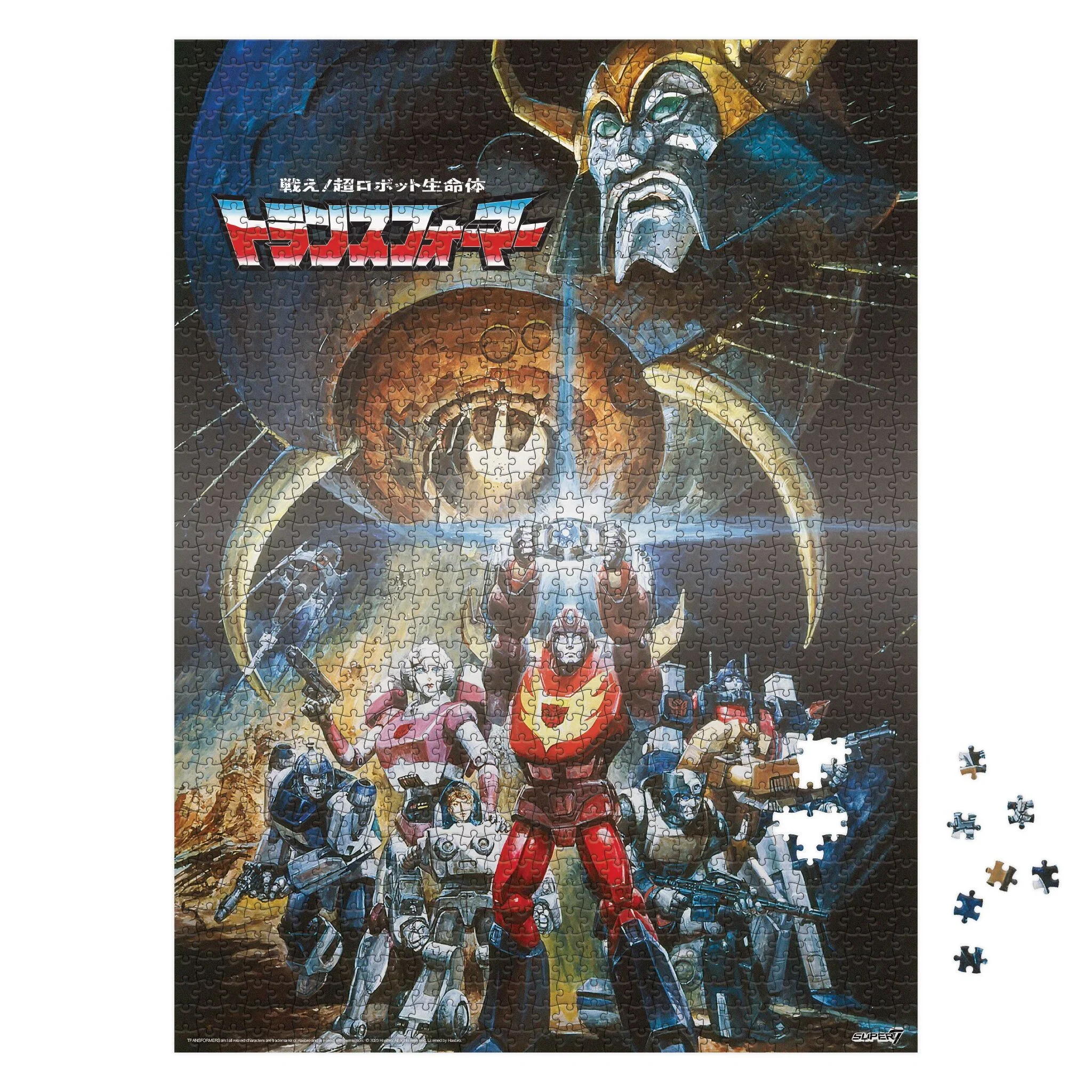 פאזל 1000 חלקים | Transformers Japanese 86 Movie Poster - Image 2