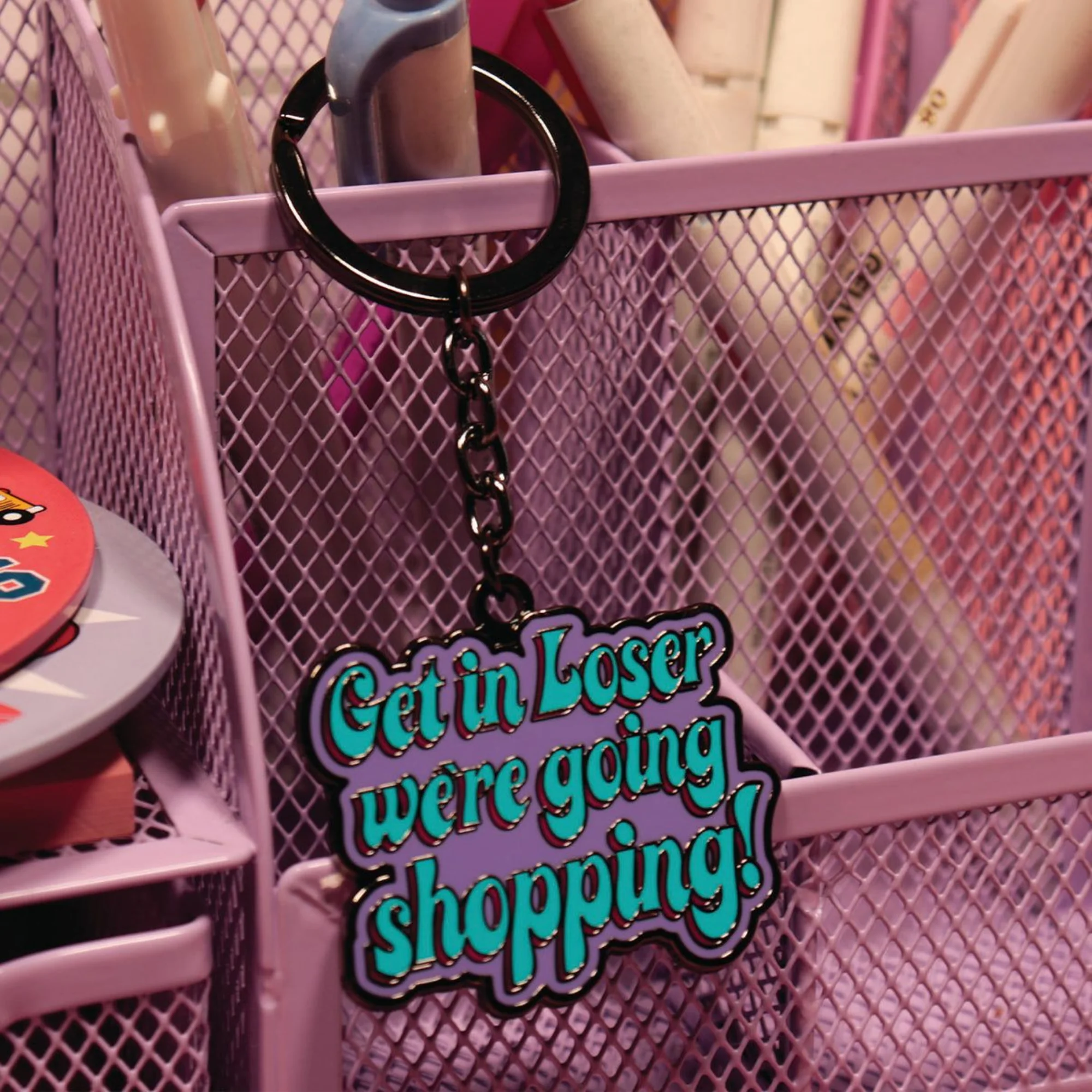 מחזיק מפתחות | Mean Girls We're Going Shopping Key Ring - Image 2